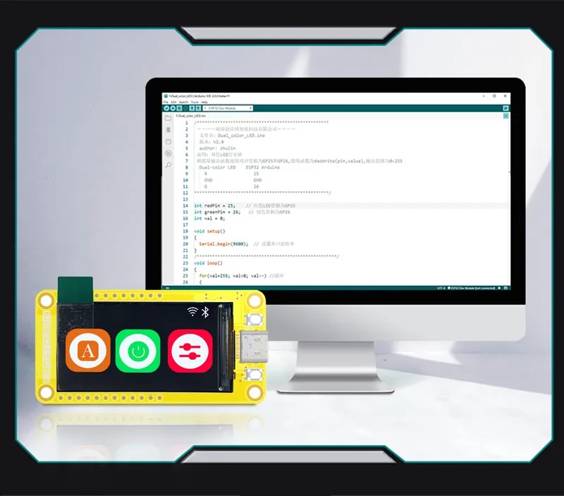 ESP32-S3 tích hợp LCD 1.9