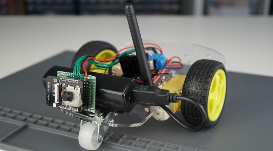 Hoàn thiện robot cho dự án  ESP32 CAM Car