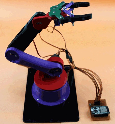 Kết nối phần cứng cho dự án IoT ESP32 Robot Arm
