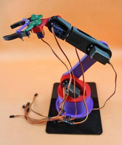 Mô hình 3D của esp32 robot arm