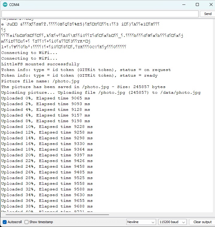 Demo dự án ESP32 CAM Firebase